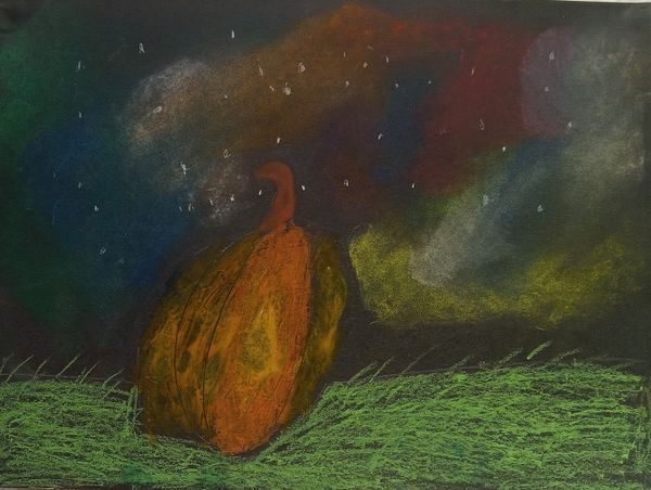 "The Galaxy's Pumpkin" by Talon Fahlstrom