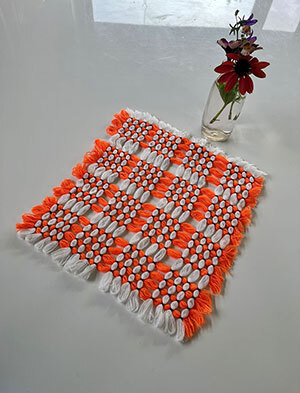 Orange and White and Tied: Donations for Doilies