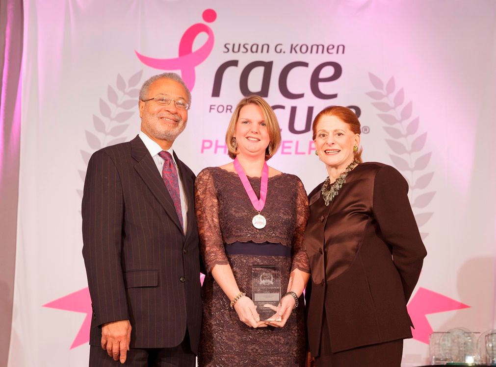 AWP was honored with the Susan G. Komen recognition award.