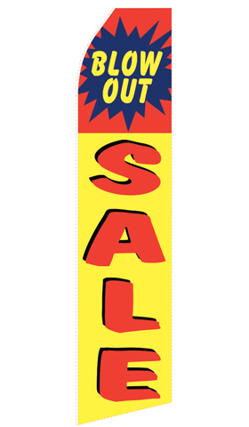 Blowout Sale Econo Stock Flag