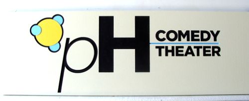 SA28027 - Carved High Density Urethane (HDU) Sign for Comedy Theatre