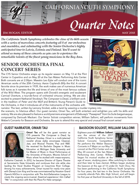 May 2018 Quarter Notes