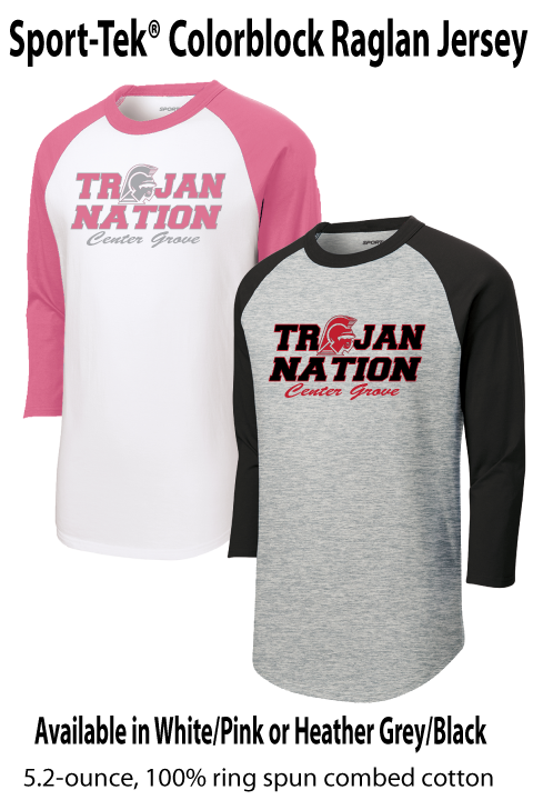 Trojan Nation - Raglan Jersey