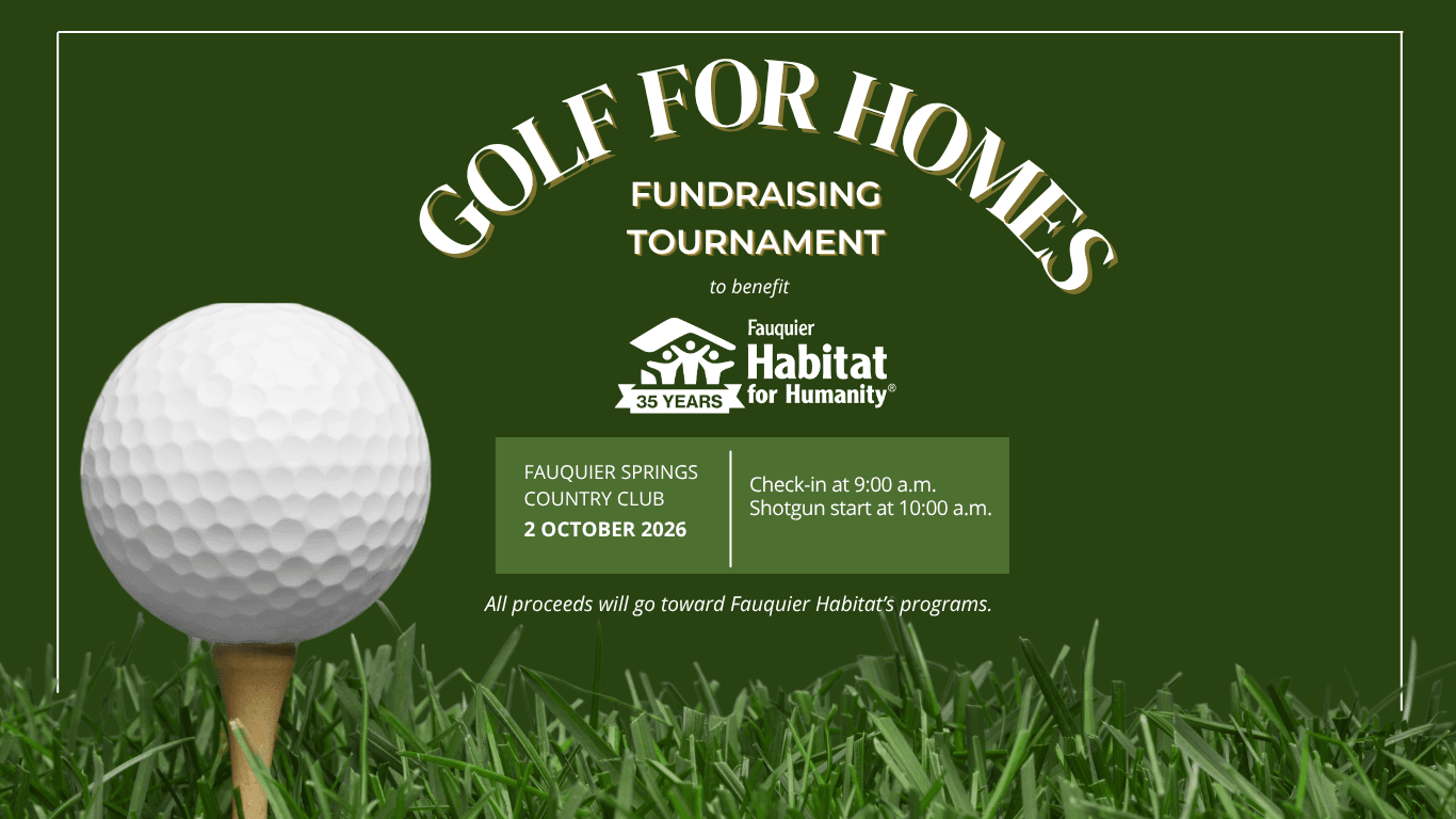 Golf for Homes 2026