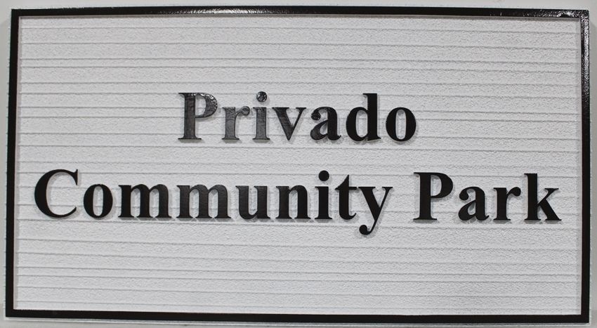 GA16535A - Carved and Sandblasted Sign for a Community Park