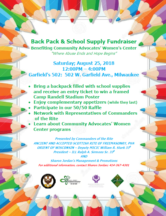 Back Pack & School Supply Fundraiser