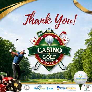 Thank you with our golf logo
