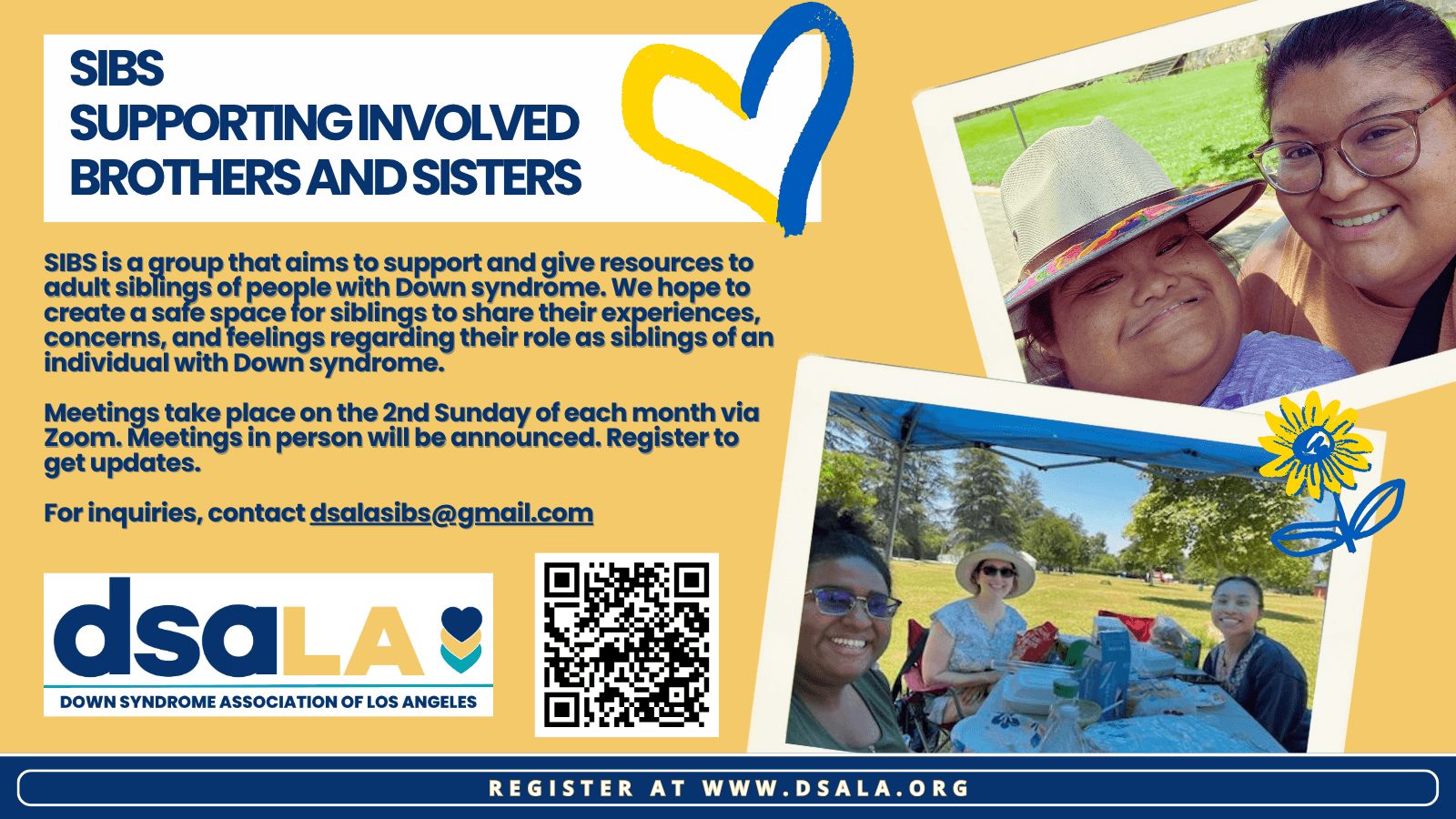 SIBS Supporting Involved Brothers and Sisters