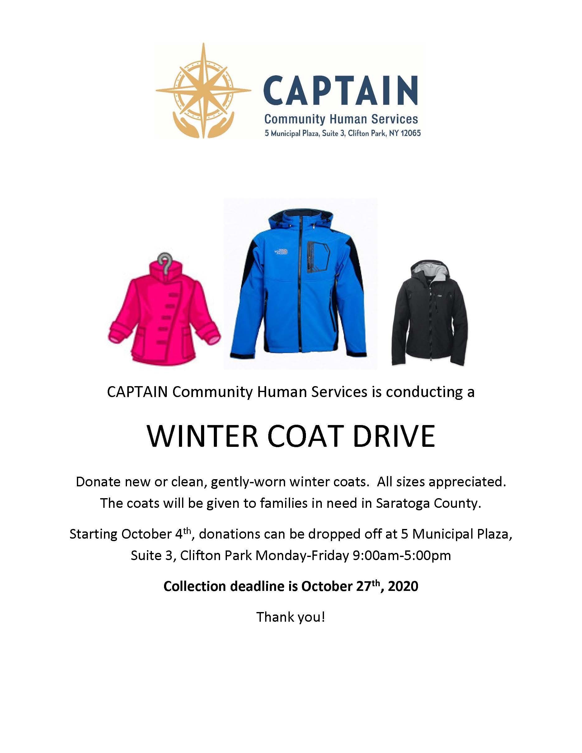 winter coat drive