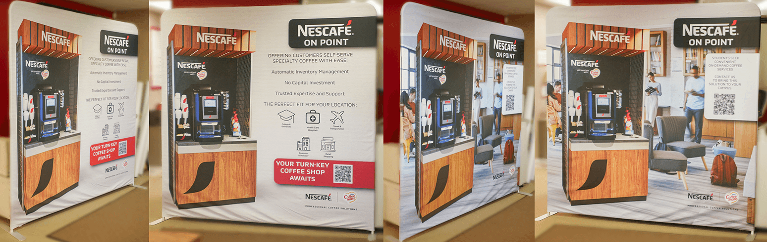 Stand Out with Easy-to-Assemble Fabric Banners and Backdrops