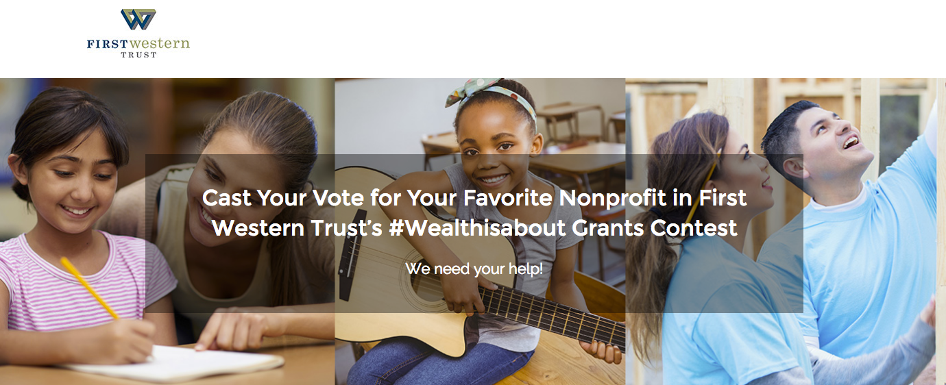 First Western Trust's Grant Contest