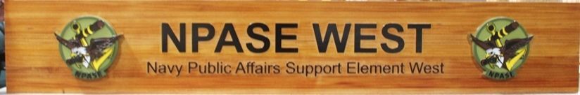JP-2525 - Plaque for Navy Public Affairs Support Element (NPASE) West 