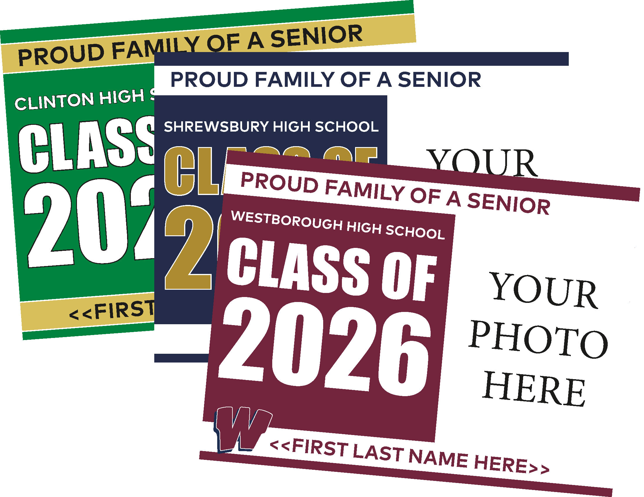 Customized Senior Yard Sign with Photo