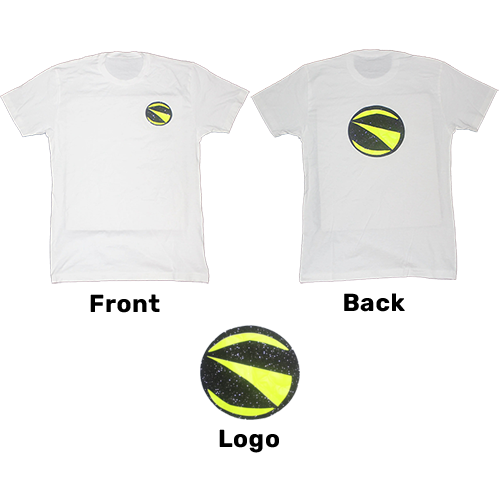 White Swaliga Black Neon Short Sleeve T-shirt