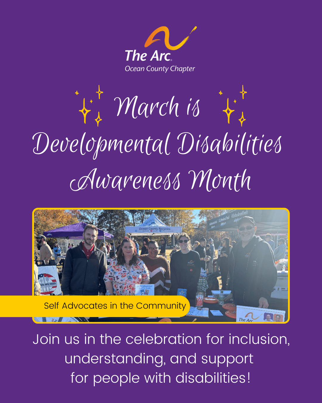 Developmental Disabilities Awareness Month