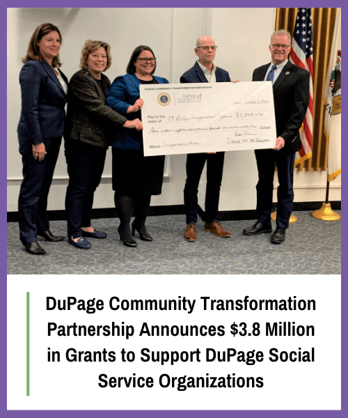 DuPage Community Transformation Partnership Announces $3.8 Million in Grants