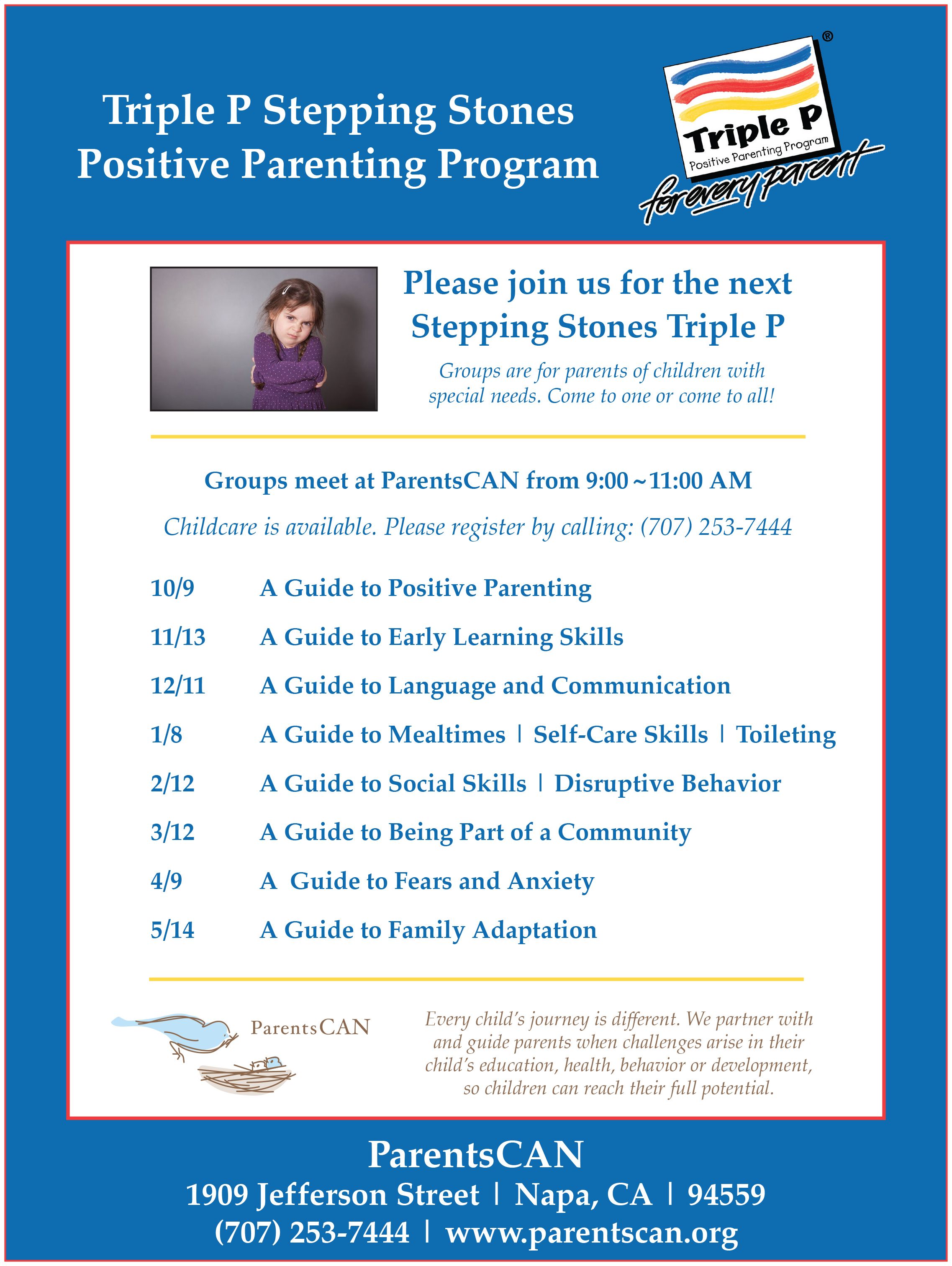 Stepping Stones Flyer English