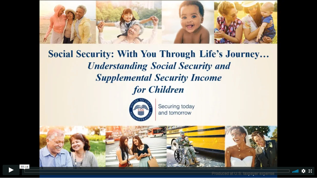 Supplemental Security Income (SSI) Eligibility for Children with Disabilities (Under age 18)