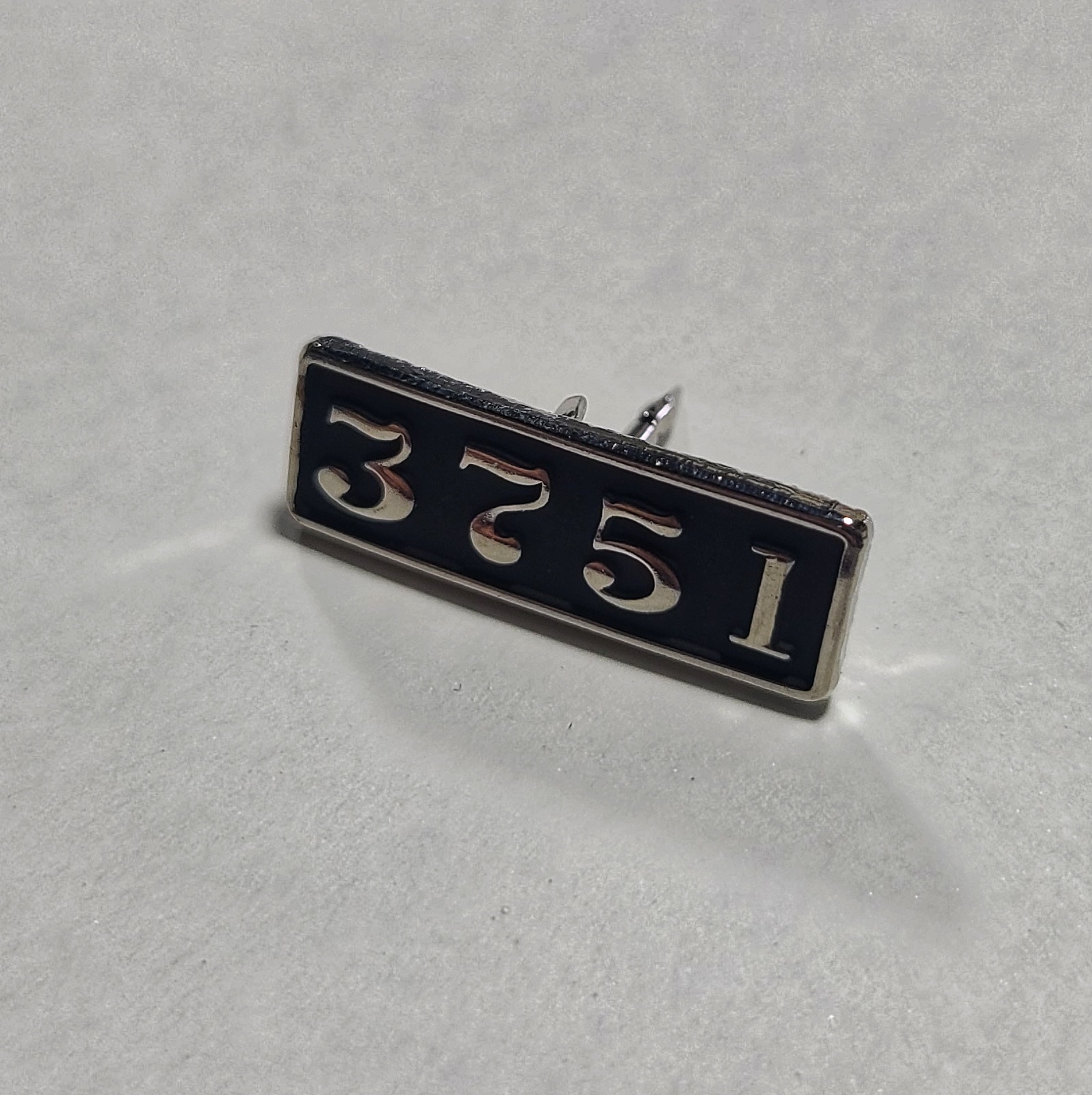 3751 Number Plate Pin