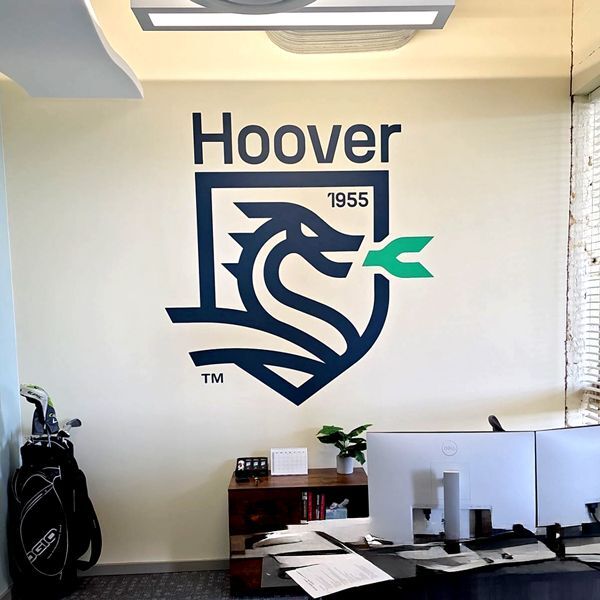 Vinyl Wall Graphic at Hoover Wood Products