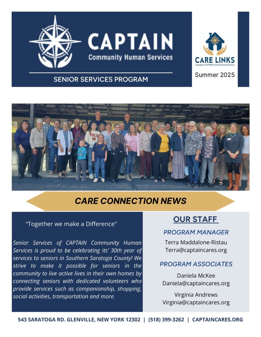 Check out the Summer 2025 Care Links Care Connections Newsletter!