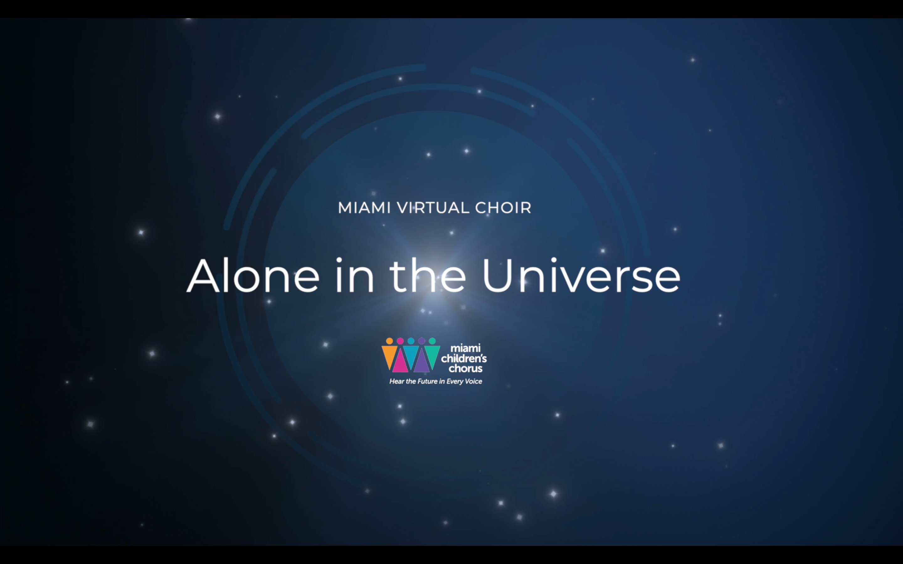 Miami Virtual Choir - Alone in the Universe