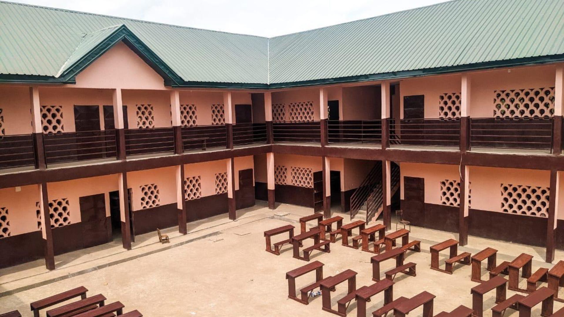 Saint Augustine's Nursery and Primary School ultra-modern structure.
