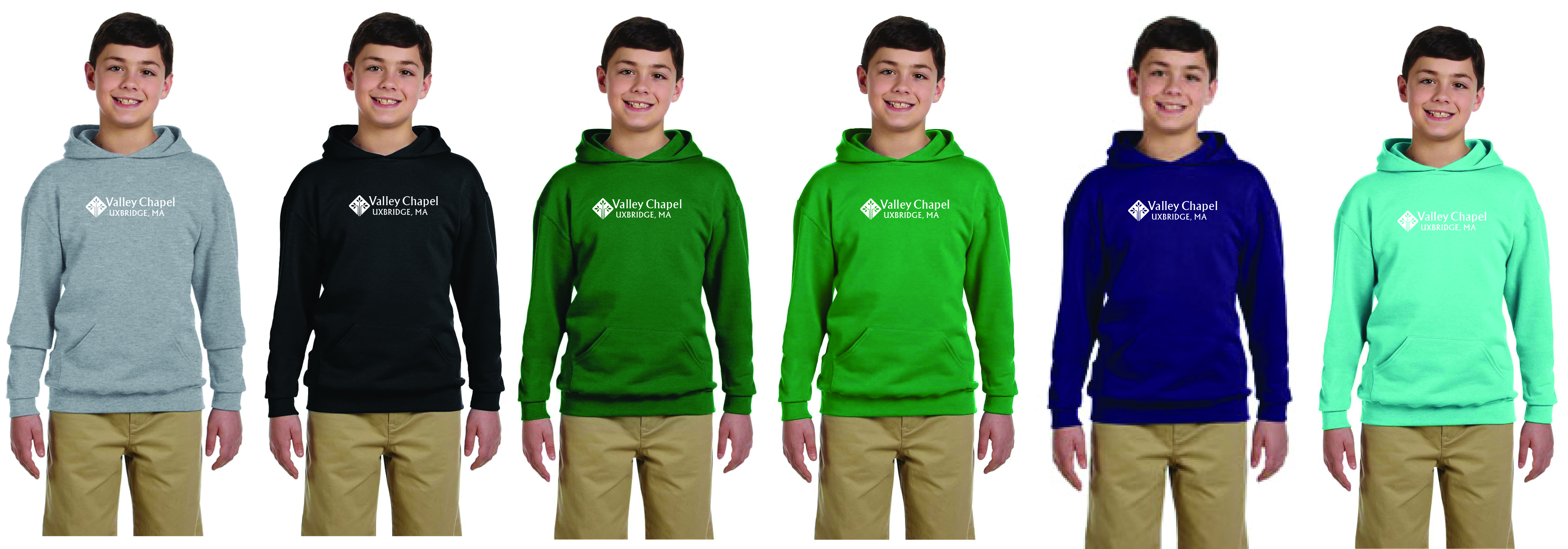Youth 8oz Pullover Hoodie (Front)