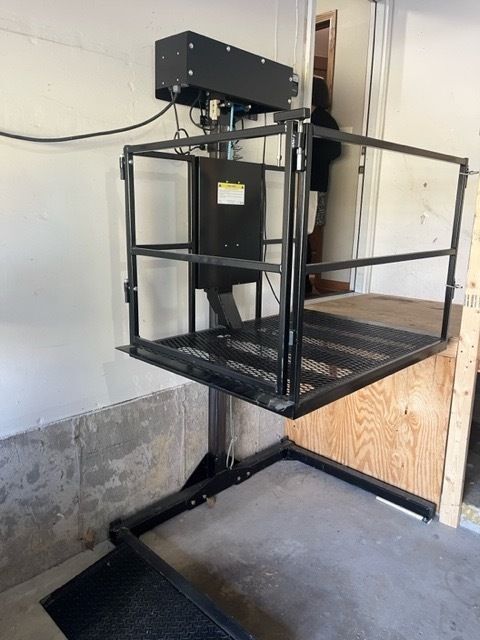 Free Standing, Shipped Preassembled Lift