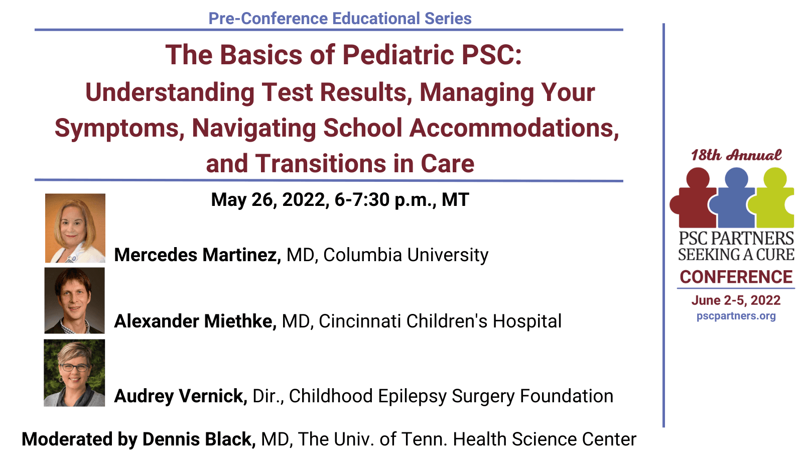 Pre-Conference Webinar: The Basics of Pediatric PSC