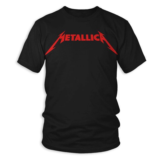 Red Metallica Logo T-Shirt