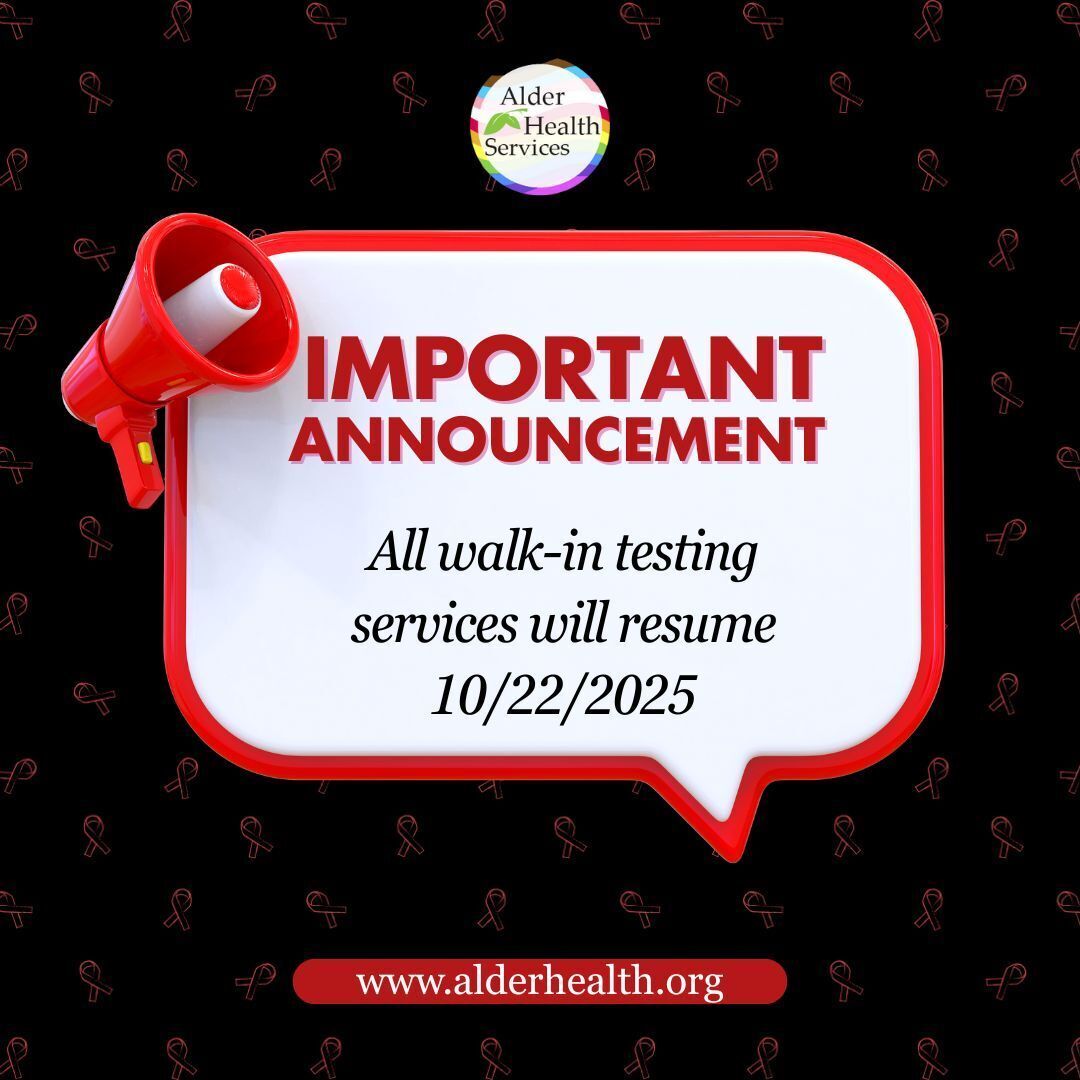 Walk-in Testing is coming back!