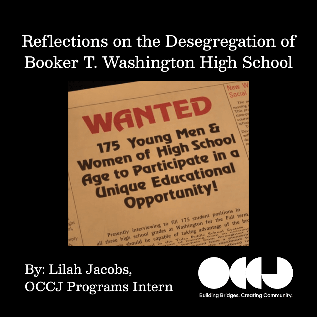 Reflections on the Desegregation of Booker T. Washington High School
