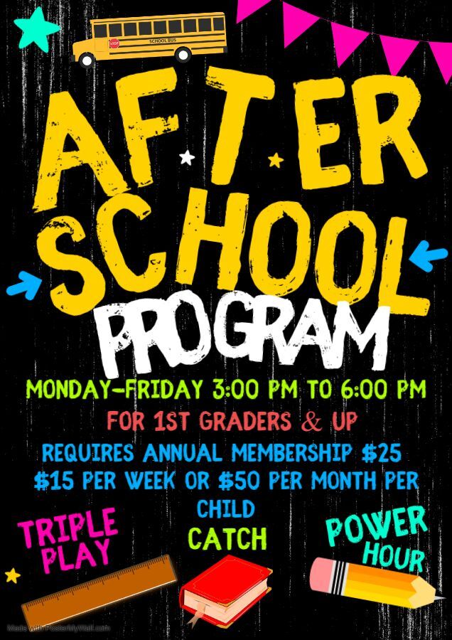 Click here for an After School Enrollment Form