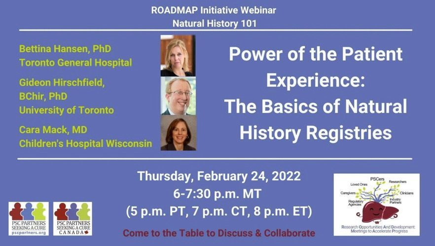 ROADMAP Natural History 101 - Power of the Patient Experience: The Basics of Natural History Registries