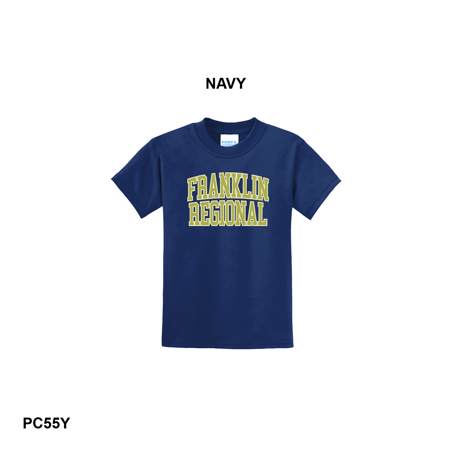 FRANKLIN REGIONAL LOGO - Port & Co™ Youth Core Blend Tee