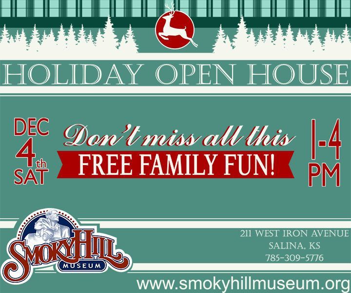 Holiday Open House at the Smoky Hill Museum