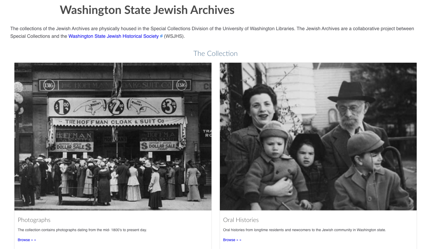Washington State Jewish Archives