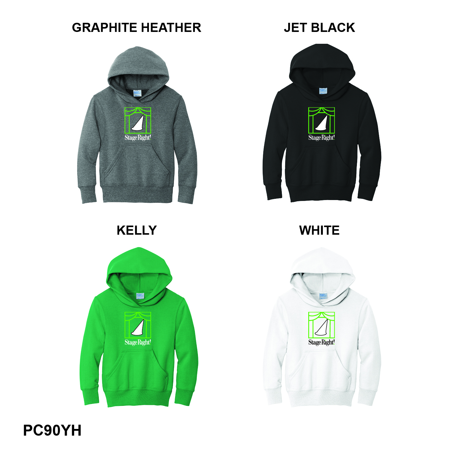 Port & Company® Youth Core Fleece Pullover Hooded Sweatshirt