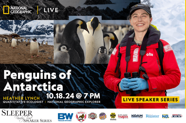 Sleeper Family Trust Speaker Series Presents, NatGeo's Penguins of Antarctica