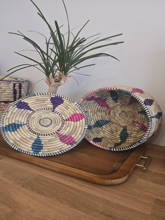 Handmade Basket - 10"x5" with Lid