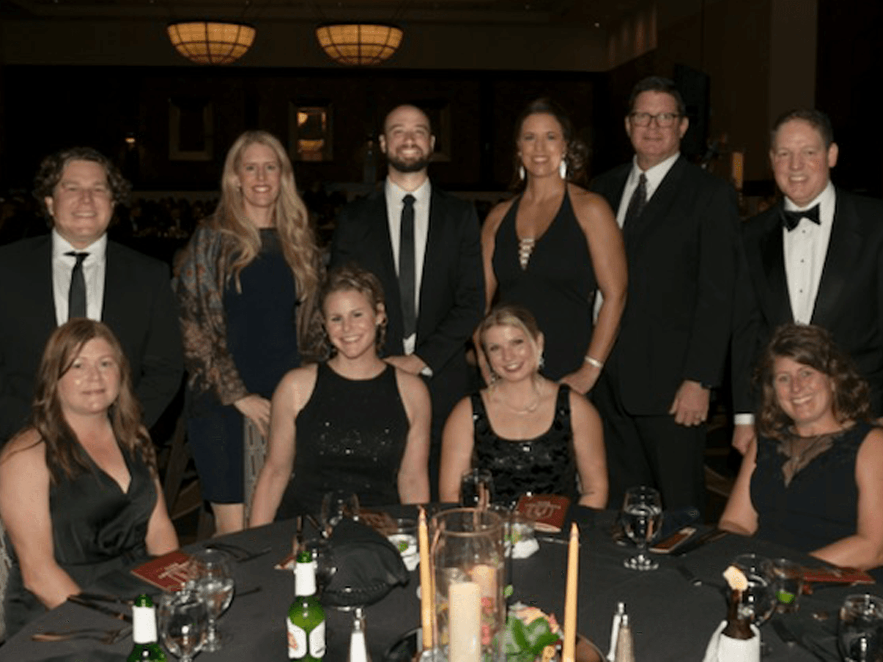 group of event attendees at table