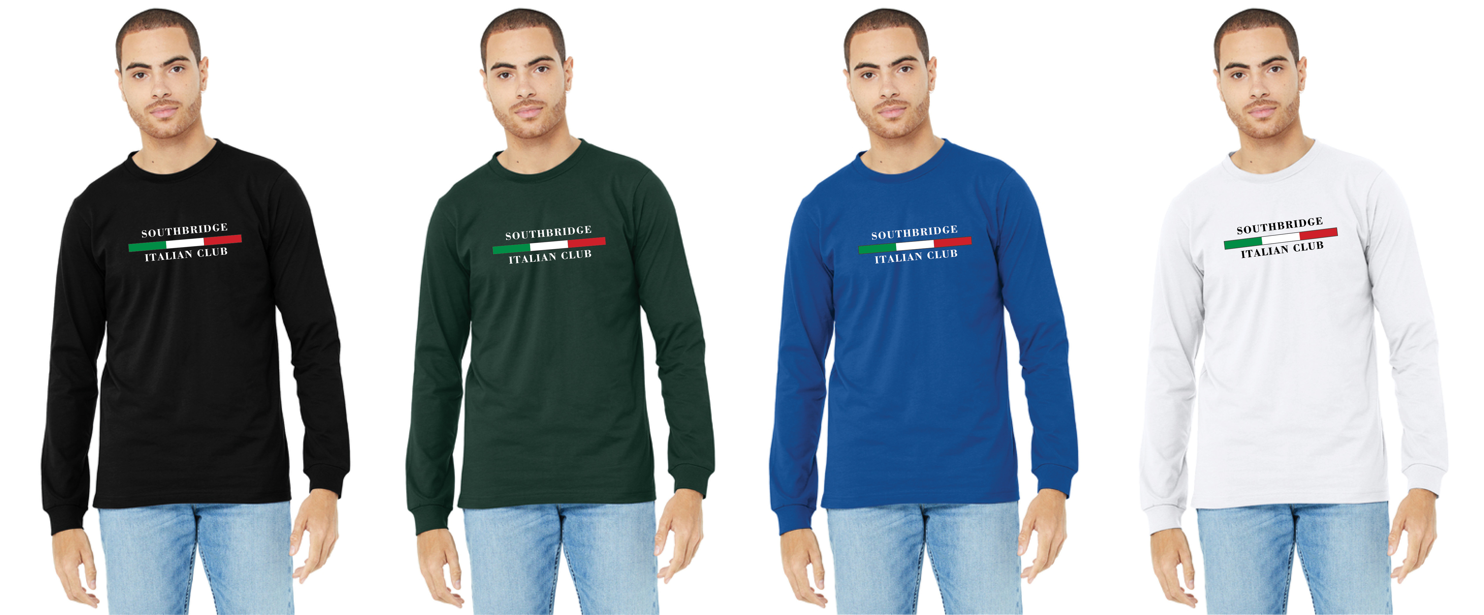 BELLA+CANVAS® Unisex Jersey Long Sleeve Tee (Logo 3)