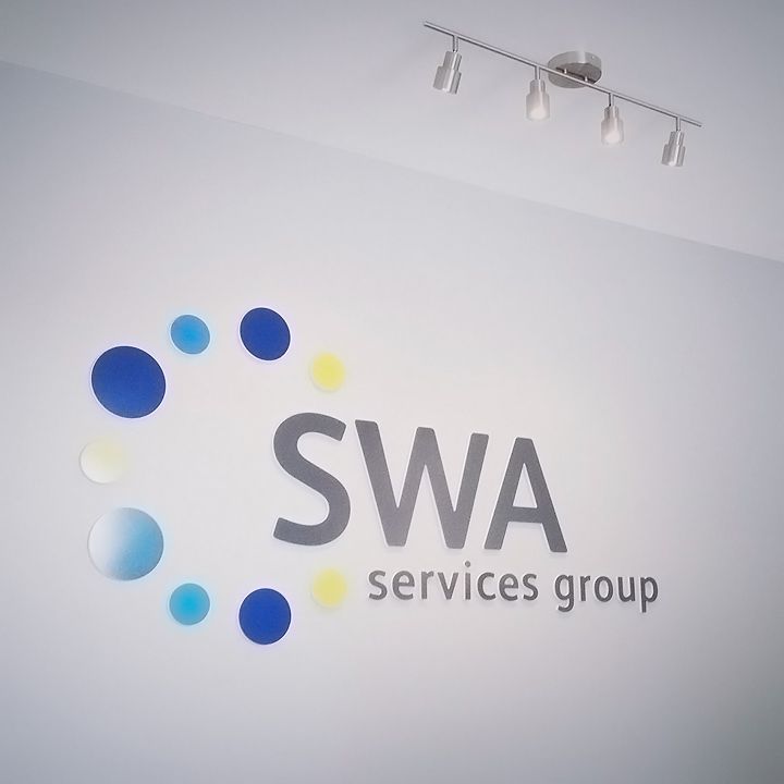 SWA Dimensional Lobby Sign