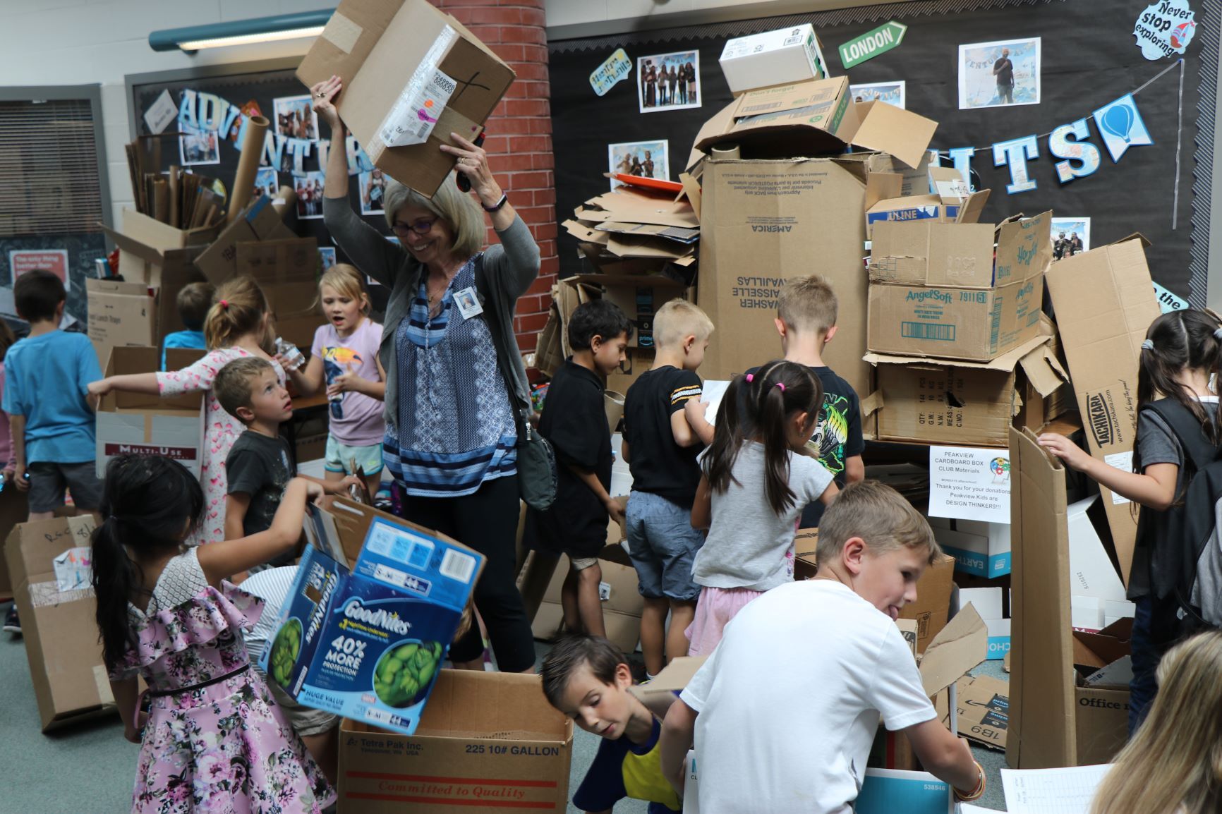 Students prep for 2018 Cardboard Challenge