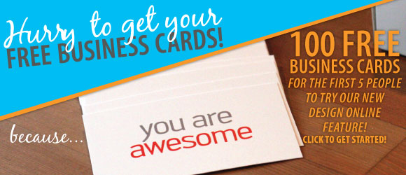 FREE BUSINESS CARDS!