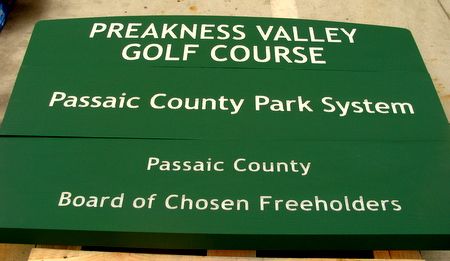 G16238 - Routed Cedar Wood Sign for County Park System
