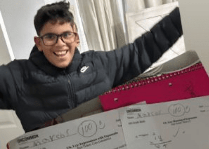 Marcos & Lucy: Math Tests Add Up!