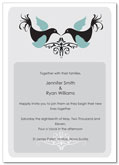 Two doves wedding invitation | Kwik Kopy Design and Print Centre Halifax