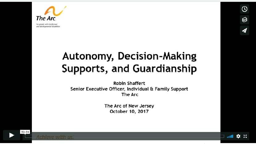 Autonomy, Decision-Making Supports, and Guardianship